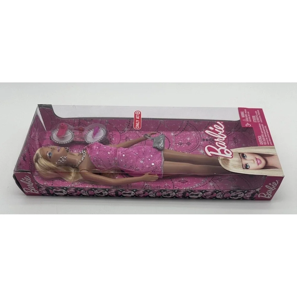 2010 MATTEL BARBIE GLAM NIGHT ON THE TOWN TARGET EXCLUSIVE V8936 PINK DRESS NEW